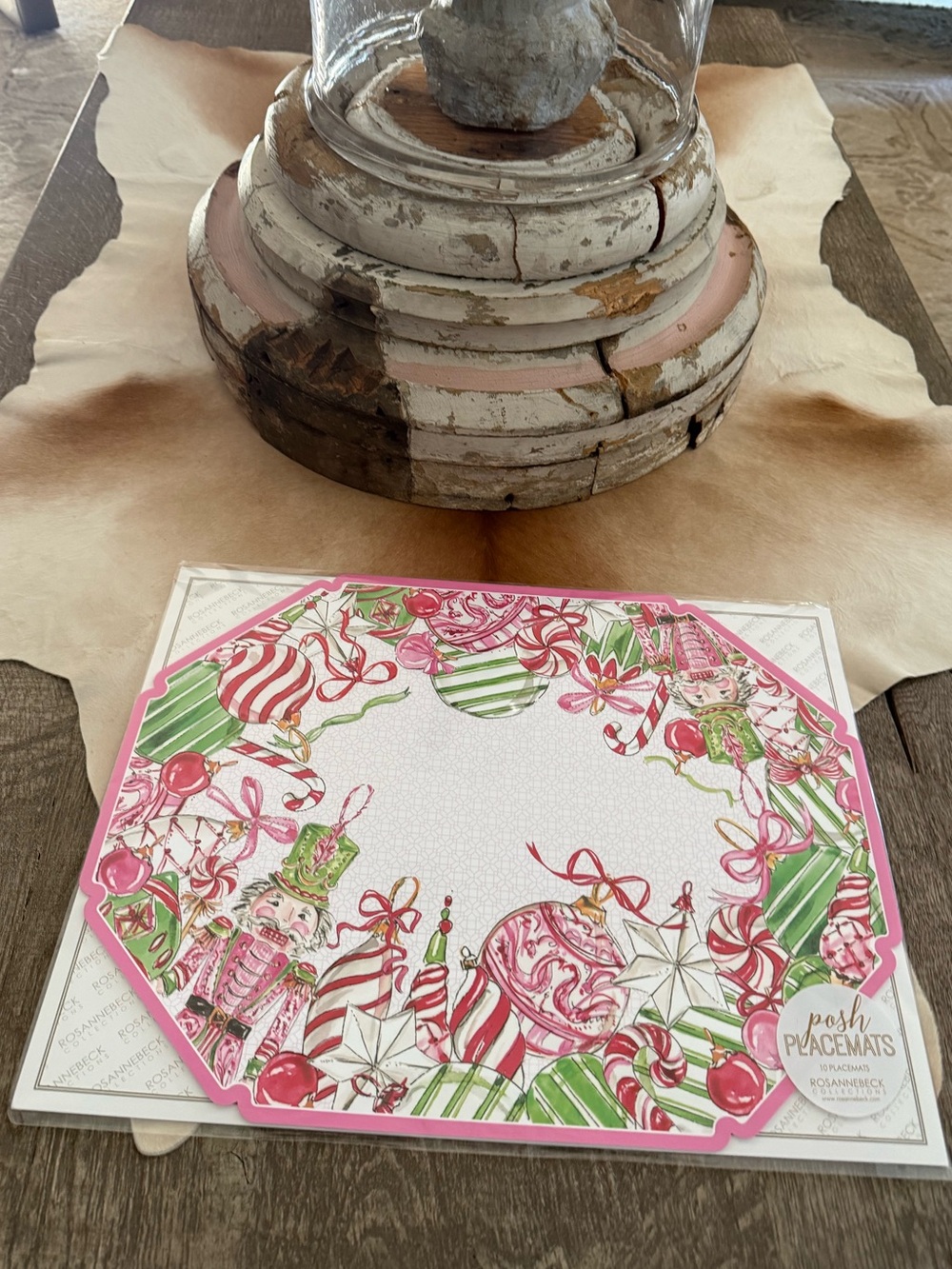 Brand NWT (10) Posh Paper Placemats by Rosanne Beck Collection